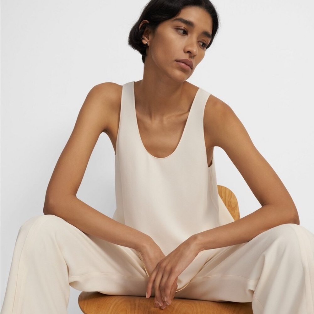 Theory Factory Scoop Neck Tank
